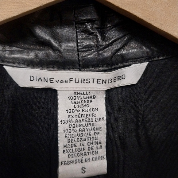 *rare* DVF lamb leather vest. - Picture 2 of 4